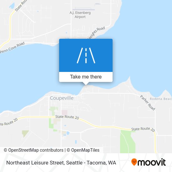 Northeast Leisure Street map
