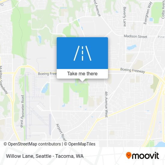 Mapa de Willow Lane