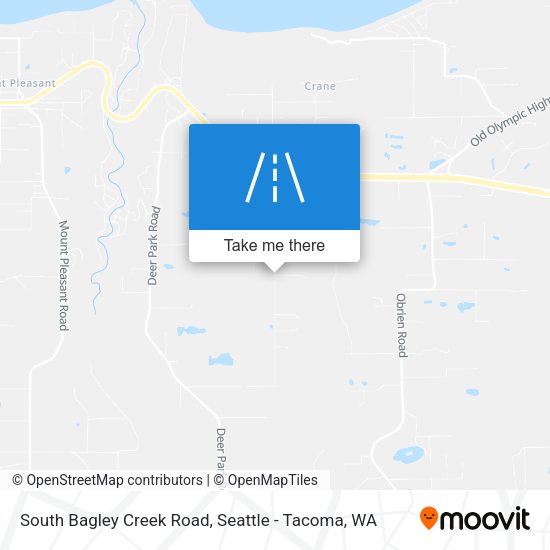 Mapa de South Bagley Creek Road