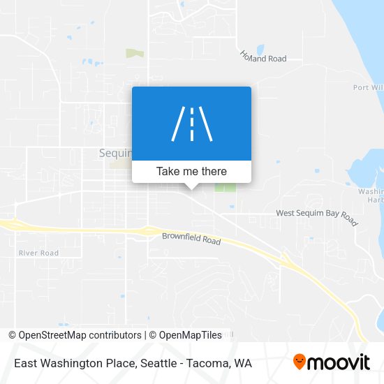 East Washington Place map