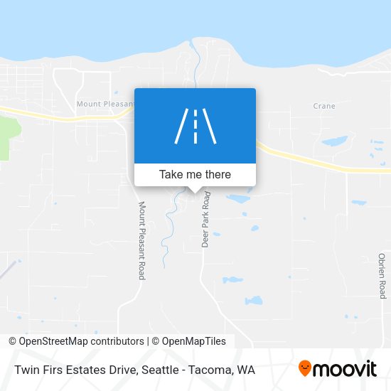 Twin Firs Estates Drive map