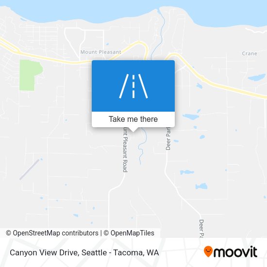 Canyon View Drive map