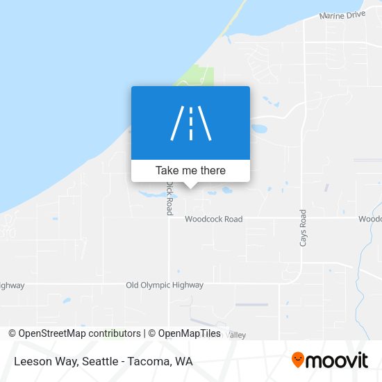Leeson Way map