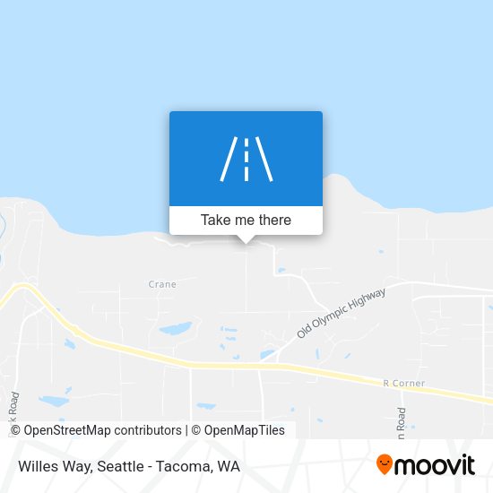 Willes Way map