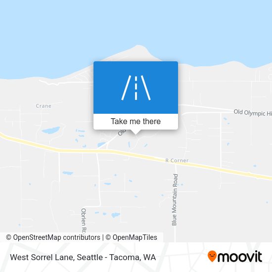 Mapa de West Sorrel Lane