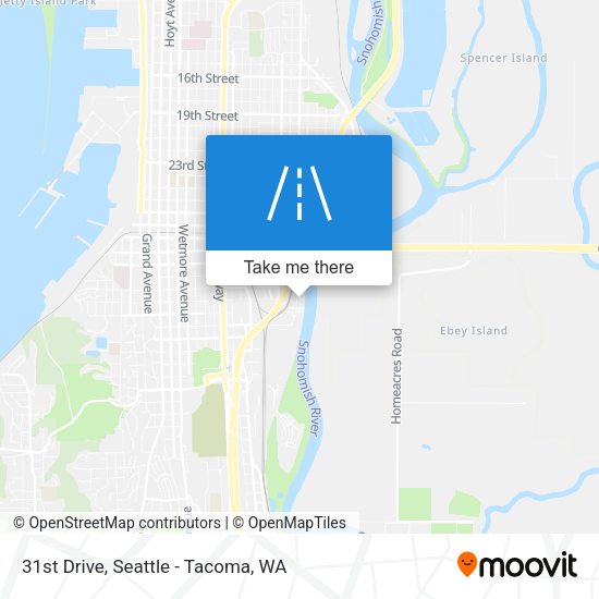 31st Drive map