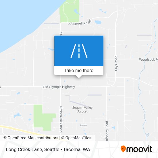 Long Creek Lane map