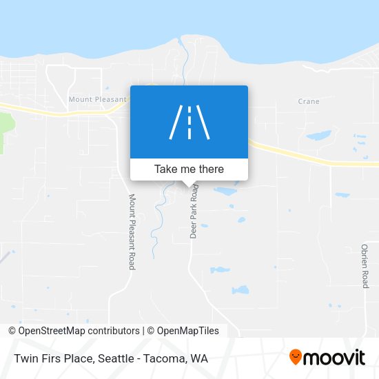 Twin Firs Place map