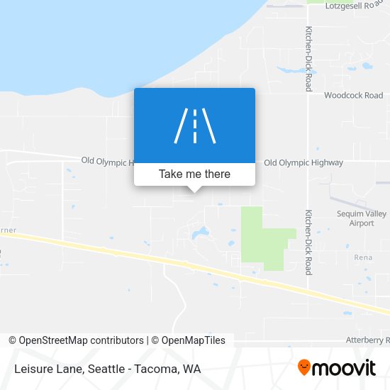 Leisure Lane map