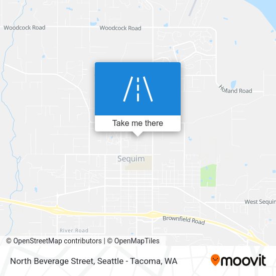 North Beverage Street map