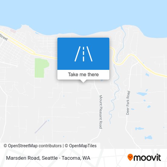 Marsden Road map