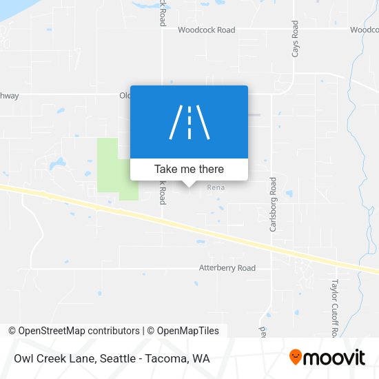 Owl Creek Lane map
