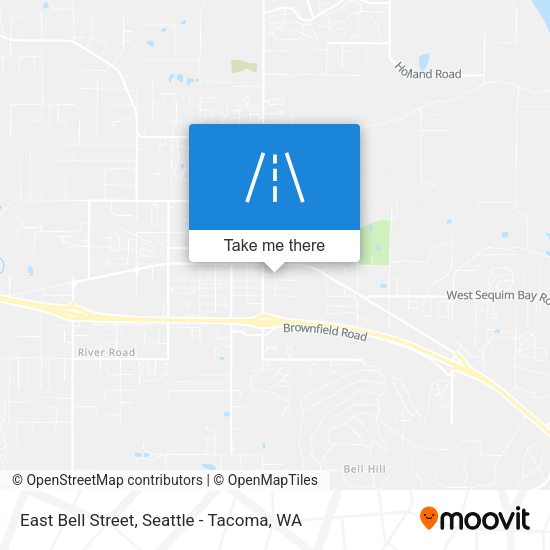 Mapa de East Bell Street