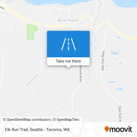 Elk Run Trail map