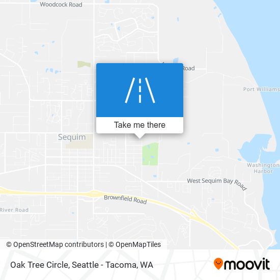 Oak Tree Circle map