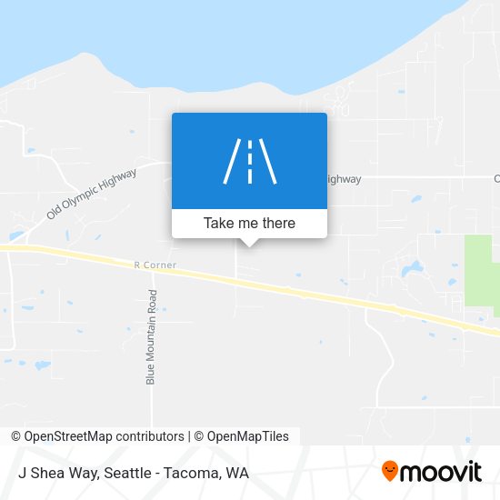 J Shea Way map
