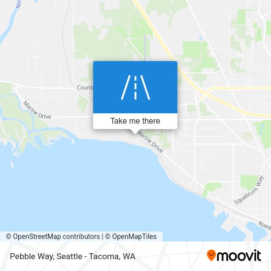 Mapa de Pebble Way