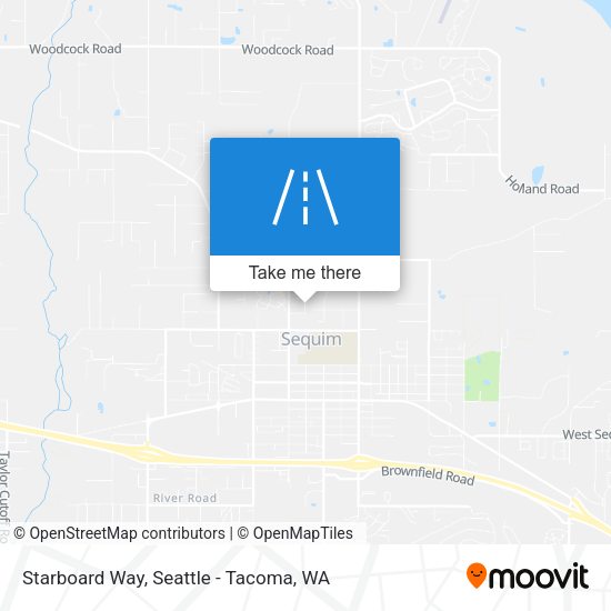Starboard Way map