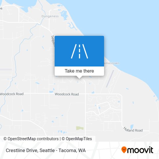 Mapa de Crestline Drive