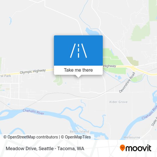 Meadow Drive map
