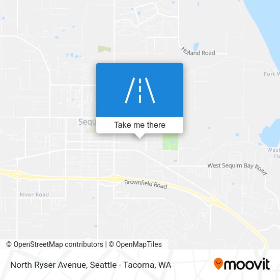 North Ryser Avenue map