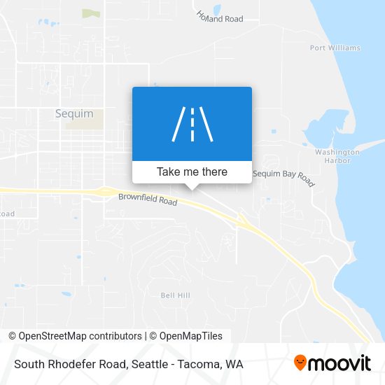 South Rhodefer Road map