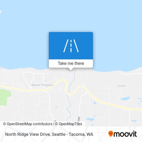 Mapa de North Ridge View Drive