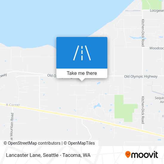 Mapa de Lancaster Lane
