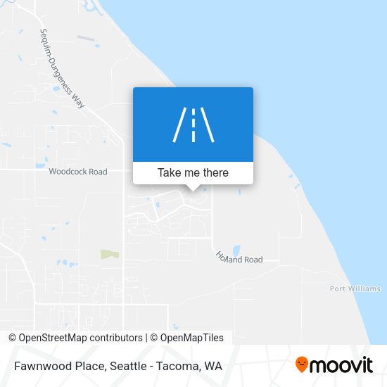 Fawnwood Place map
