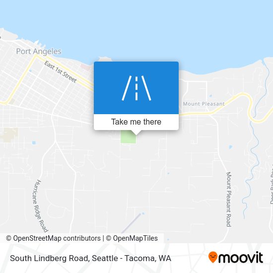 South Lindberg Road map