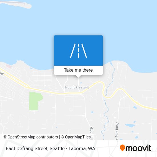 Mapa de East Defrang Street