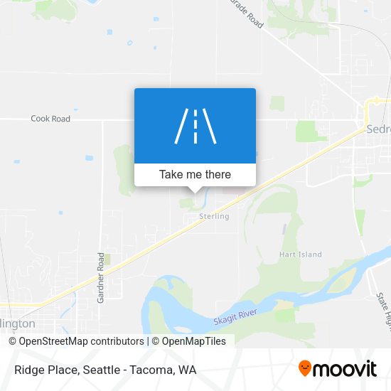 Ridge Place map