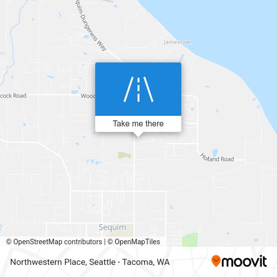 Northwestern Place map