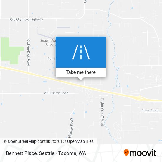 Bennett Place map