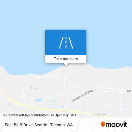 East Bluff Drive map