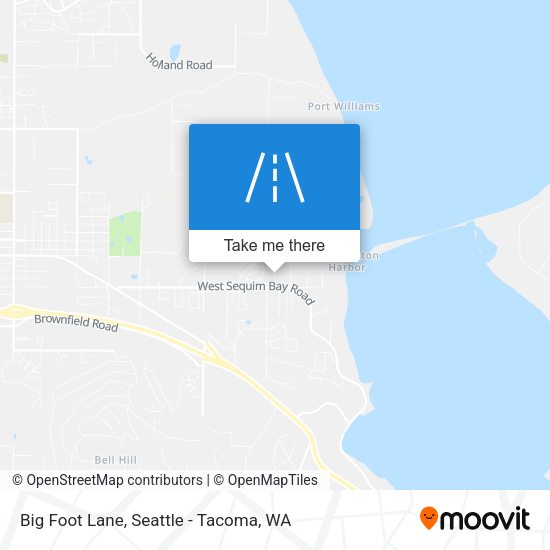 Mapa de Big Foot Lane