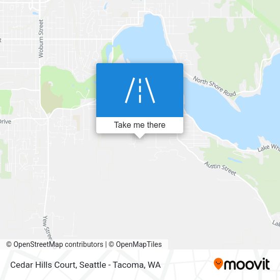 Cedar Hills Court map