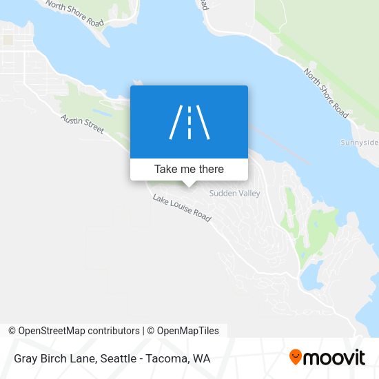 Gray Birch Lane map