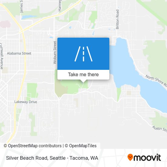 Silver Beach Road map