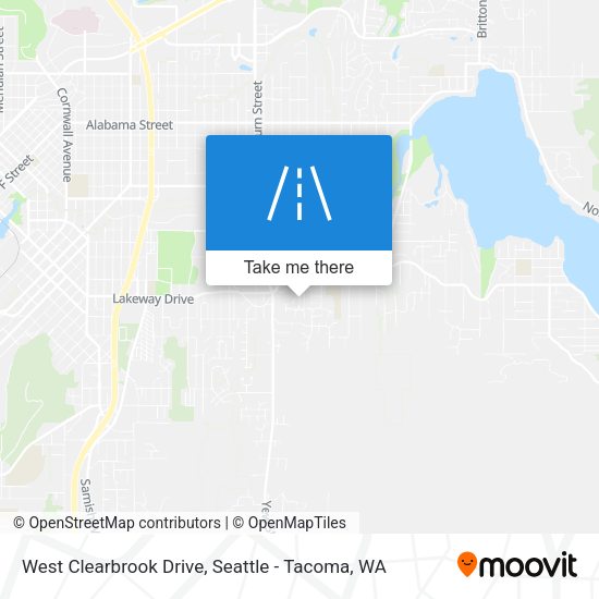 Mapa de West Clearbrook Drive