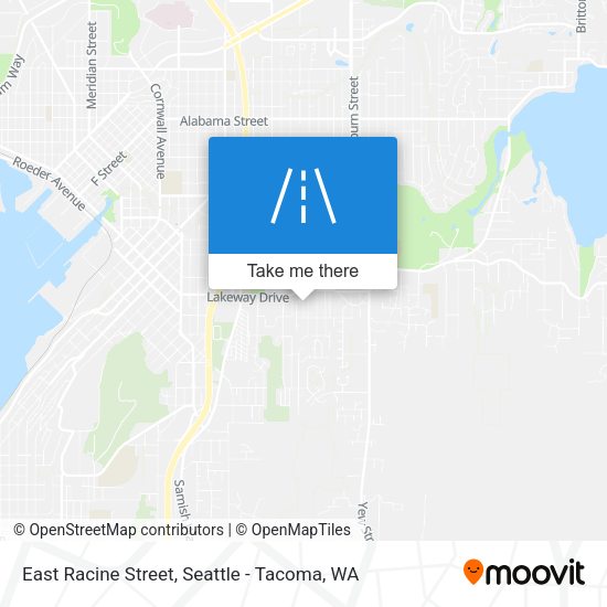 Mapa de East Racine Street
