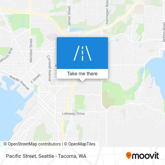 Pacific Street map