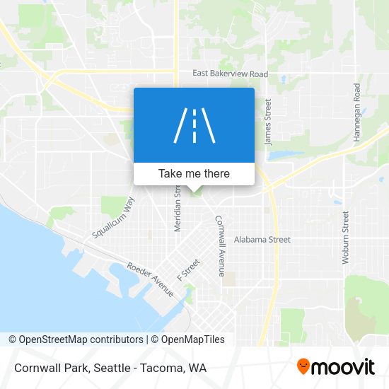 Cornwall Park map