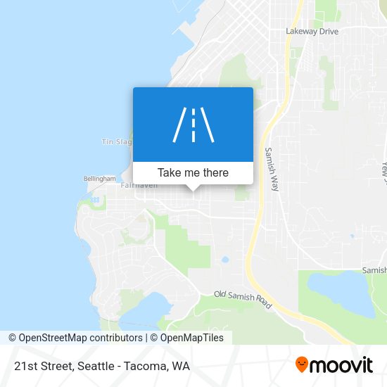 Mapa de 21st Street