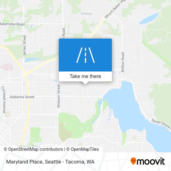 Maryland Place map