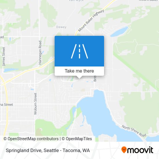 Mapa de Springland Drive
