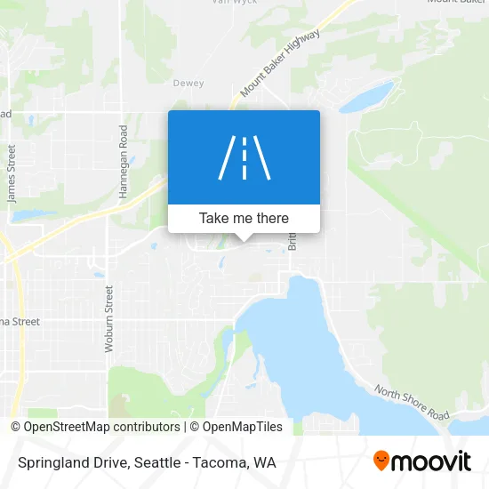 Springland Drive map