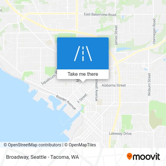 Broadway map