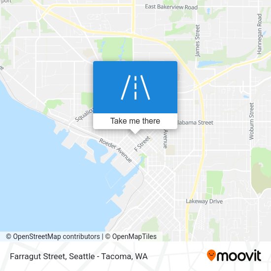 Farragut Street map