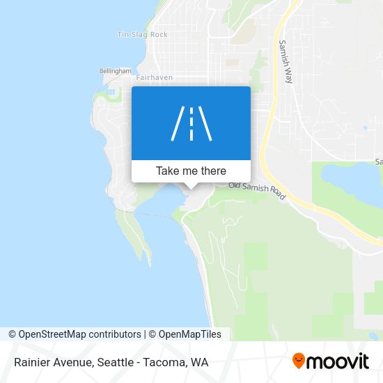 Mapa de Rainier Avenue